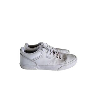 Vans Seldan Classic White Leather Wall Off Skate Tennis Sneaker Shoe Old Men 9.5